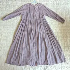 studioCLIP スタディオクリップ ボイルピンタックワンピース ラベンダー