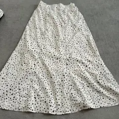 ダルメシアン柄フレアスカート Mサイズ