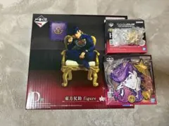 ジョジョ 一番くじ 東方仗助 D賞 フィギュア ピンズ ラバーチャーム セット