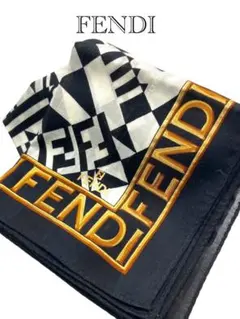 FENDI ズッカ柄 大判スカーフ ストール - メルカリ