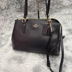 廃盤品COACH ブラック レザートートバッグ2wayF36637 - メルカリ