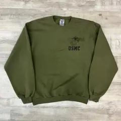 と*う様 古着 USMC アメリカ軍 ミリタリー トレーニングスウェット USAのサムネイル