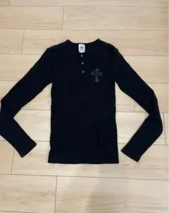 長袖リブカットソー　トップス　Mサイズ