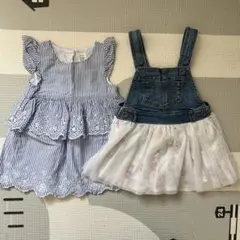 baby GAP 西松屋 ワンピース 2点セットのサムネイル