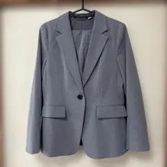 極美品 GU ウォッシャブルテーラードジャケット・パンツZ グレー