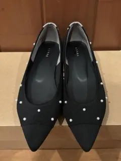 【美品、RANDA】パールパンプス　フラットパンプス　26.0cm 箱無し