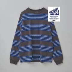 ビューティー&ユース 10oz ヘビーボーダークルーネックカットソー XXLのサムネイル