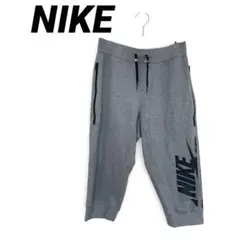 【良品】NIKE AIR ナイキ スウェット クロップドパンツ ジョガーグレーM