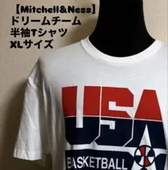 【Mitchell&Ness】ドリームチーム・ロゴ・ホワイト・TシャツXLサイズのサムネイル