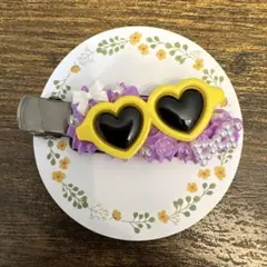 ハンドメイド　ヘアクリップ
