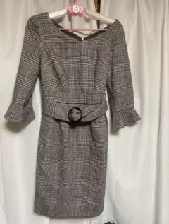 ジルスチュアート　チェック柄ワンピース