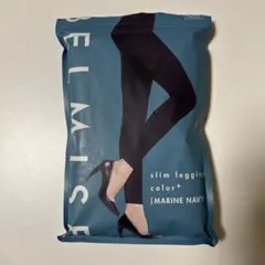 BELMISE slim leggings color+ マリンネイビー LLB
