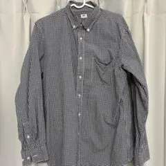 UNIQLO ギンガムチェックシャツ Lサイズ　ユニクロ　ネルシャツ
