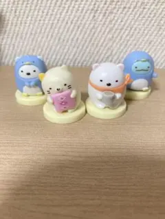 すみっコぐらし チョコエッグ 4体まとめ売り。