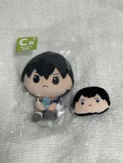 ハイキュー!! グッズコレクションC賞、リバーシブルぬいぐるみ影山飛雄2点セット