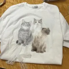 新品未使用　pium 猫ロンT pium ブラックねこロンT - メルカリ