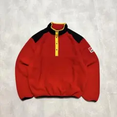 90s~ ヴィンテージ レトロ 古着 プルオーバー フリース ハーフジップ 