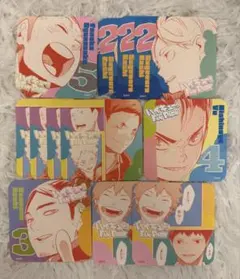 ハイキュー ファンパーク アートコースター 烏野 まとめ売り 12枚