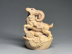 瑠璃 招財 羊(緑)[風水 開運 グッズ 置物 飾り物 ヒツジ] 羊 ひつじ 置物 十二支 樹脂 玄関 風水 : 仏像・仏具専商の彫一