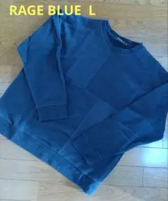 RAGEBLUE ネイビー 長袖 トレーナー L