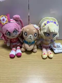 YESプリキュア5 ミニマスコット ナッツ・キュアドリーム・ココ 3体
