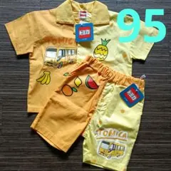 トミカ 上下セットアップ 半袖シャツ 半ズボン 95