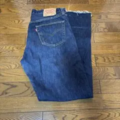 Levi's 501 ダークブルーデニム W36L36 フリンジ裾