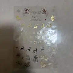 クリスマス ステッカーセット 金色