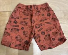 グリーンレーベルリラクシング　トミカ　100サイズ　オレンジハーフパンツ