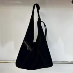 ショルダーバッグ　スエード　秋冬　ポーチ　ブラック　黒　大容量　韓国　通勤