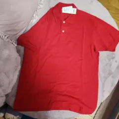 【新品タグ付き】UNIQLO　 半袖 ポロシャツ レッド Lサイズ　速乾
