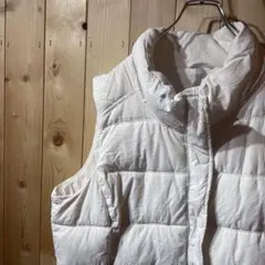 AE6383 OLD NAVY 中綿ベスト ホワイト レディース XL 60