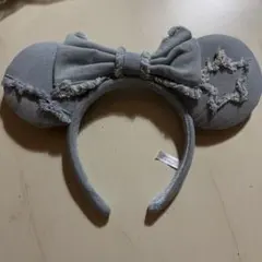 ディズニーリゾートミニー カチューシャ デニム風