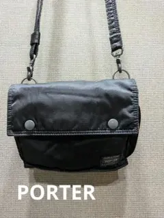 希少✨PORTERタンカー ミニショルダーバック　ユニセックス　2層式　3way