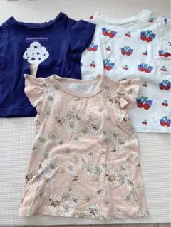 ユニクロ、アプレレクールTシャツ 3枚セット サイズ80