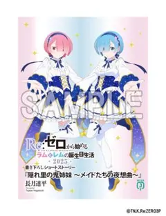 小冊子【Re:ゼロから始める異世界生活】ラムとレムの誕生日生活 2025 マルイ