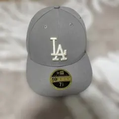 New Era LA ドジャース キャップ グレー 7 1/4