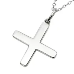 美品◎ ティファニー 資生堂コラボ クロス 十字架 ネックレス シルバー925