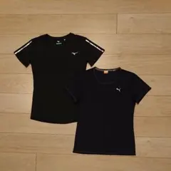MIZUNO　ミズノ　PUMA　プーマ　Ｔシャツ　２枚セット　テニスバドミントン