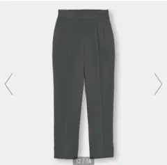 GU サテンテーパードパンツ