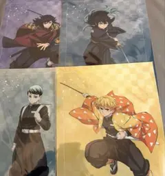 鬼滅の刃 アニプレックスオンラインくじ　クリアファイル　義勇　無一郎　善逸