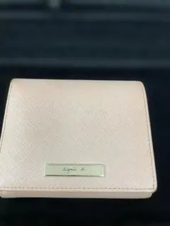 agnes b. 二つ折り財布 ピンクのサムネイル