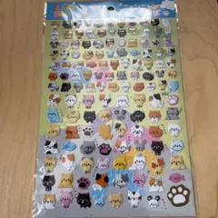 猫さん多め　シール　1シート　シール帳用シール交換用