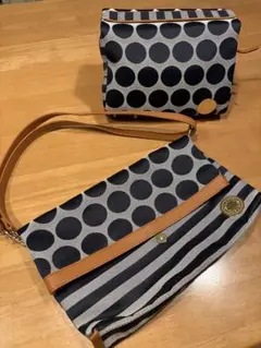 MILESTO ショルダーバッグ&ハンギングオーガナイザーセット ドット柄のサムネイル