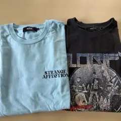 AZUL by moussy CHIP CLIP Tシャツ 2枚セット　古着のサムネイル