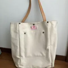 BAG'n'NOUN キャンバストートバッグ　ホワイト　生成り　レディースのサムネイル
