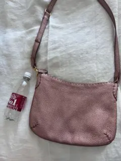 FENDI ピンク レザー ショルダーバッグ 保存袋、ギャランティカード付き