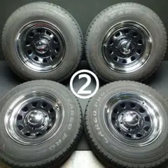 ③ 社外スチール デイトナ 195/80R15 107/105 LT ハイエース - メルカリ
