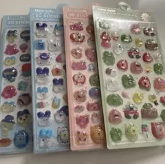 【即日発送】たまごっち 3Dステッカー4枚