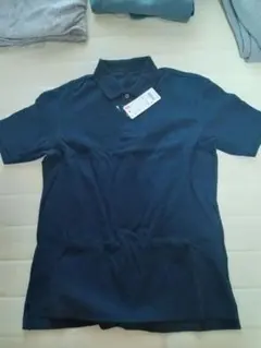 ユニクロ　リラックスフィットポロシャツ　紺　サイズS　綿100%